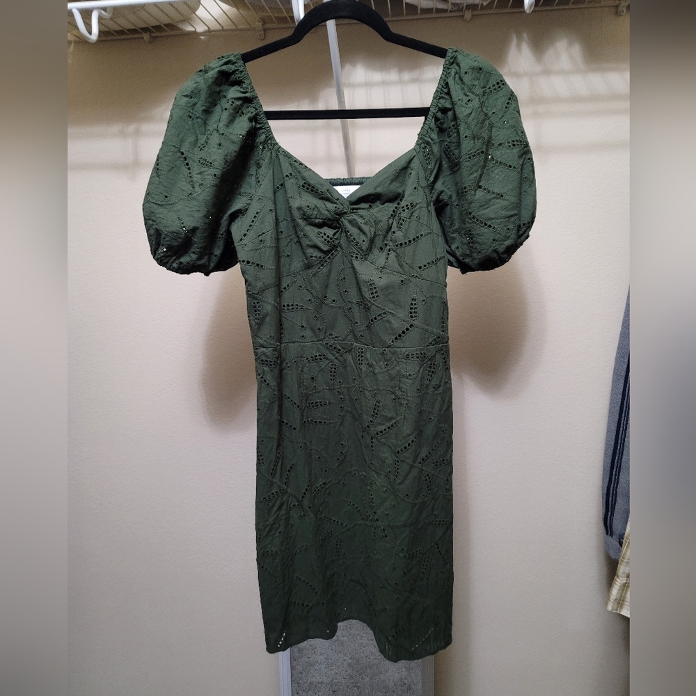 LC Lauren Conrad Forest Green Mini Dress